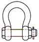 BOLT TYPE ANCHOR SHACKLE