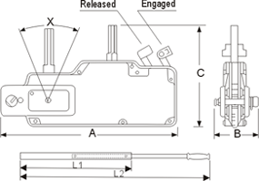 wire rope pulling hoist